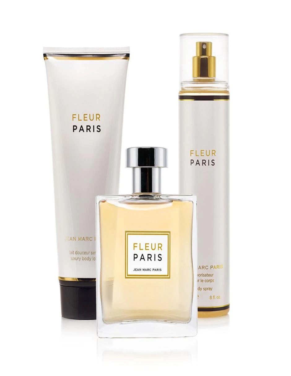 Set fragancia + Body Lotion + Body Mist Jean Marc Paris Fleur Paris